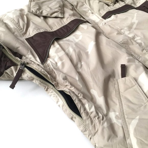 Men's Khaki Camo Snow Jacket, Triple Five Soul Men's US Size S, Brand New - Picture 4 of 13